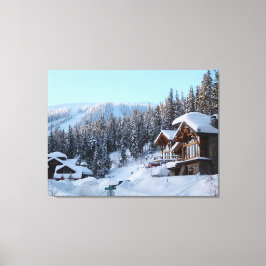 Impressão Em Tela Cena de inverno