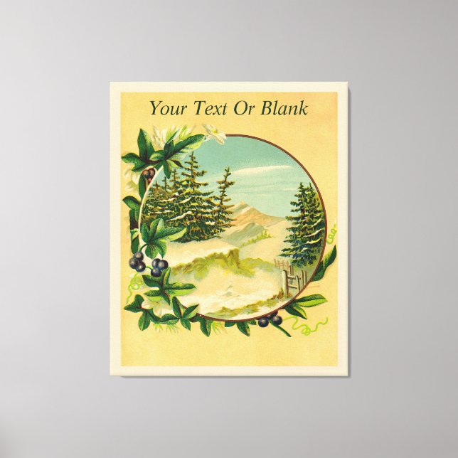 Impressão Em Tela Cena de Montanha Russa (Frente)