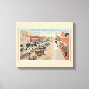 Impressão Em Tela Cena de rua Vintage, West Palm Beach, Florida