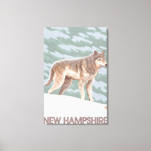 Impressão Em Tela Cena nova de HampshireWolf