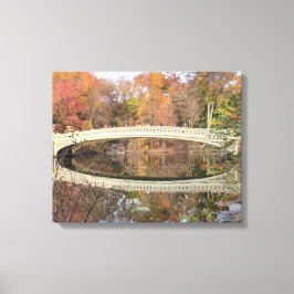 Impressão Em Tela Central Park - Ponte Bow - Impressão de Tela de Ou