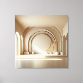 Impressão Em Tela Central Sphere Composition