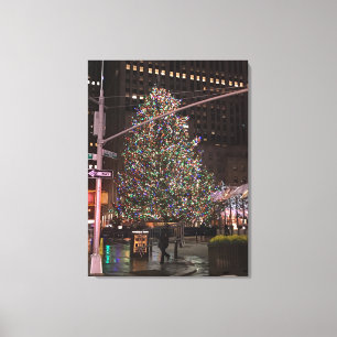Impressão Em Tela Centro Rockefeller NYC Nova Iorque Natal