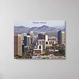 Impressão Em Tela Centro View of Phoenix, Arizona