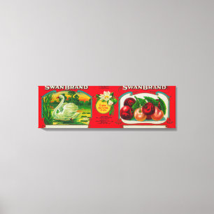 Impressão Em Tela Cereja LabelOakland da cisne, CA