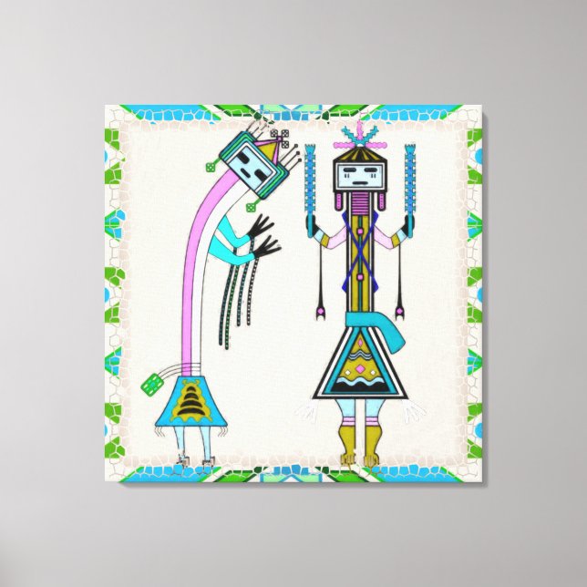 Impressão Em Tela Ceremonial (Frente)