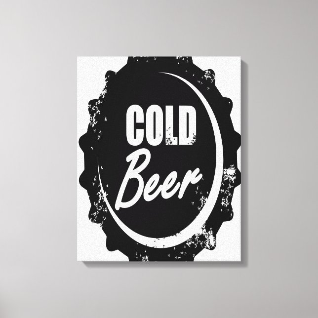 Impressão Em Tela Cerveja Fria (Frente)