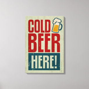 Impressão Em Tela Cerveja Fria