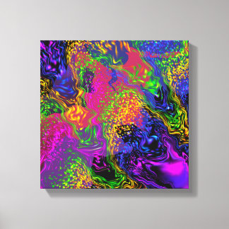 Impressão Em Tela Céu Espacial Sob A Água