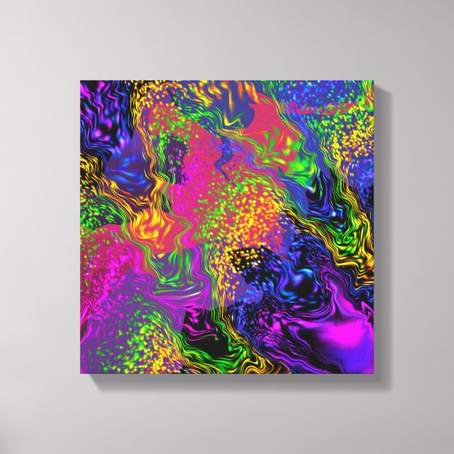 Impressão Em Tela Céu Espacial Sob A Água (Frente)