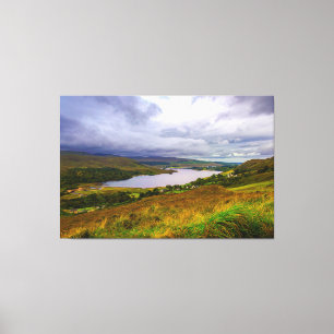 Impressão Em Tela Céu Glen Irlanda Paisagem Lago Arte de Parede