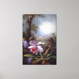 Impressão Em Tela CÉU - Orquídeas, Flores de Paixão e Beijos