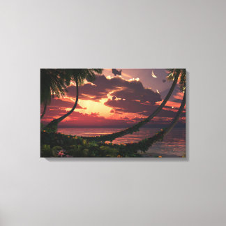 Impressão Em Tela Céu Pintado