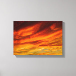 Impressão Em Tela Céu pintado