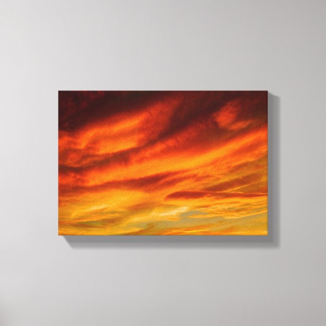 Impressão Em Tela Céu Pintado (Frente)