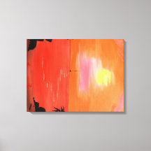 Céu Sunset Havaiano e Tela de Cana-de-vela