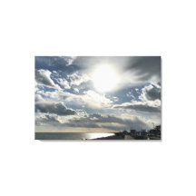 Céus Turbulentos Sobre Hythe Bay Kent.