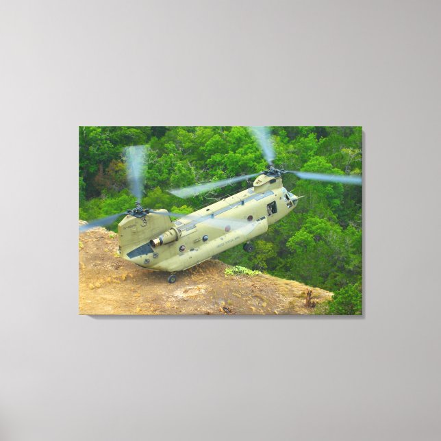 Impressão Em Tela CH-47F CHINOOK 24x36 (Frente)