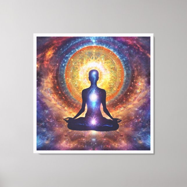 Impressão Em Tela Chakra  (Frente)