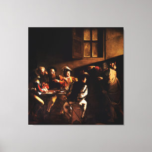 Impressão Em Tela Chamada de Mateus Rua por Caravaggio (1600)