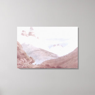 Impressão Em Tela Chamonix e Martigny