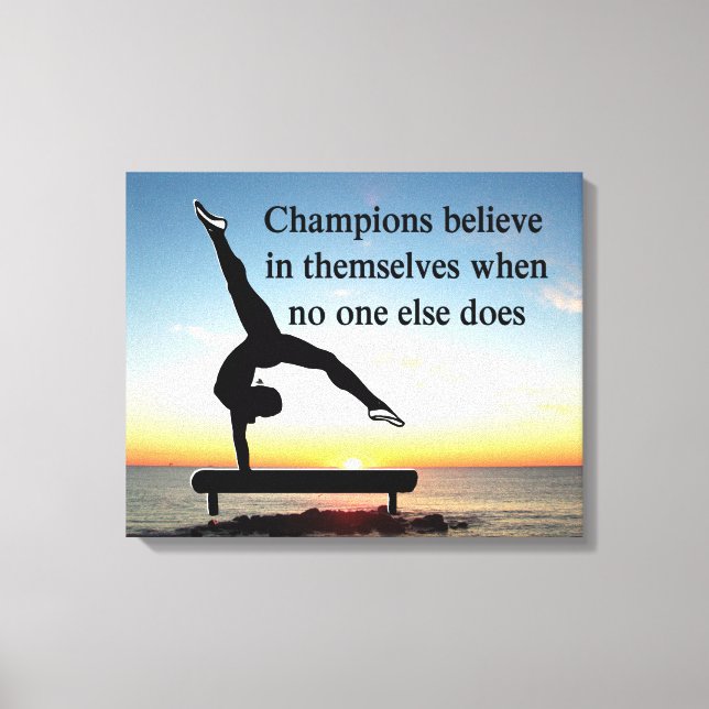 IMPRESSÃO EM TELA CHAMPION GYMNAST (Frente)