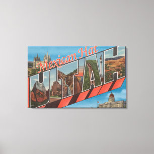 Impressão Em Tela Chapéu mexicano, Utá - grandes cenas da letra