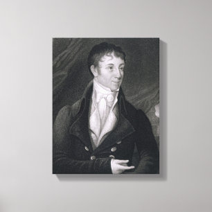 Impressão Em Tela Charles Brockden Brown (1771-1810) gravado por Joh