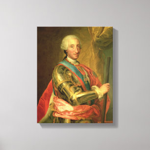 Impressão Em Tela Charles III na armadura, depois de 1759