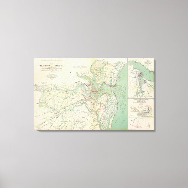 Impressão Em Tela Charleston, defesas (Frente)