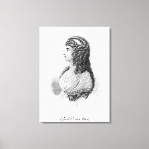 Impressão Em Tela Charlotte von Caneca de cerveja, nascer von Schard