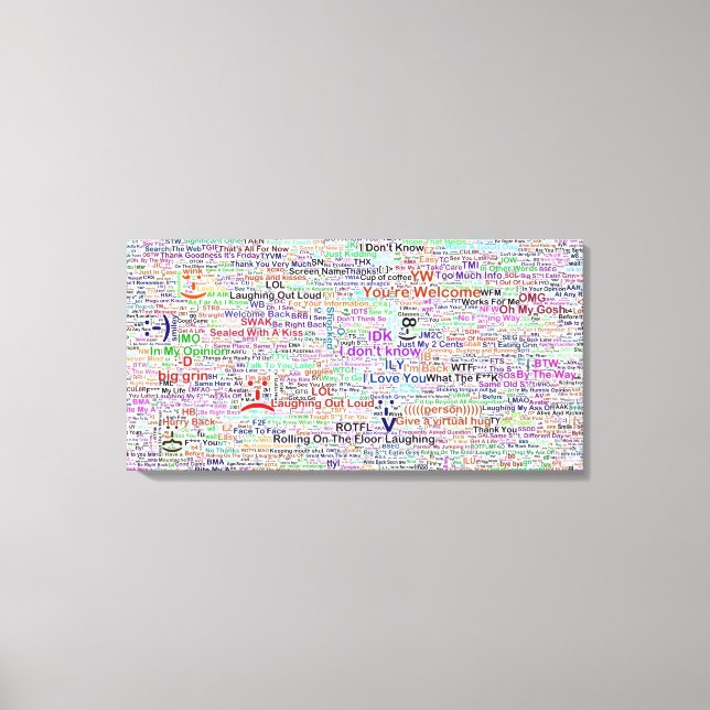Impressão Em Tela Chat Lingo Art (Frente)