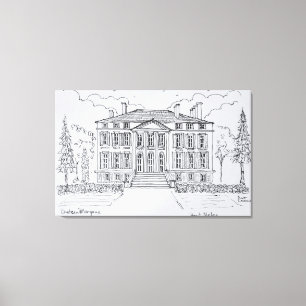 Impressão Em Tela Chateau Margaux Bordéus, França