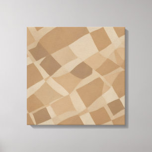 Impressão Em Tela Checkerboard orgânico - Abstrato moderno