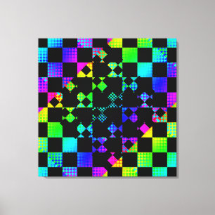 Impressão Em Tela Checkered Twist por Kenneth Yoncich