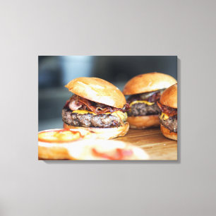 Impressão Em Tela Cheeseburgers