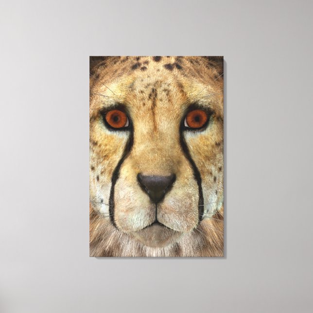 Impressão Em Tela Cheetah (Frente)