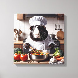 Impressão Em Tela Chef de Suíno-guinchado