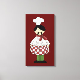 Impressão Em Tela Chef Italiano #2