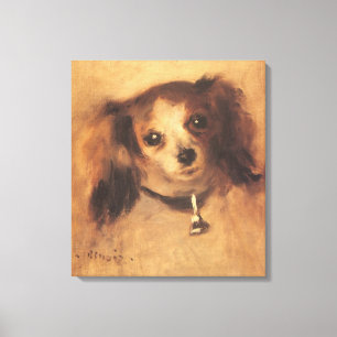 Impressão Em Tela Chefe de Cão de Pierre Renoir, Vintage Fine Art