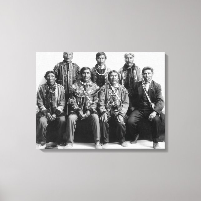 Impressão Em Tela Chefes Indianos do Alasca Fotografia (Frente)