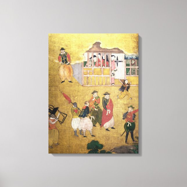 Impressão Em Tela Chegada dos portugueses no Japão (Frente)