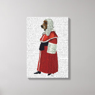 Impressão Em Tela Cheio do Juiz do Hound Basset