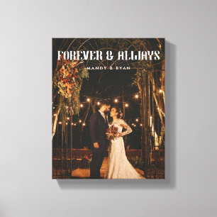 Impressão Em Tela Cheio Moderno Foto para Casal de Casamento Persona