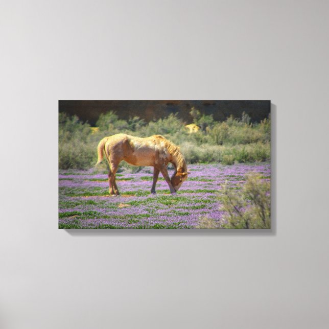 Impressão Em Tela Cheire as flores. (Frente)