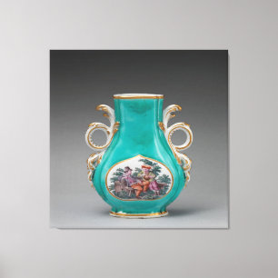 Impressão Em Tela Chelsea Porcelain Turquoise Vase