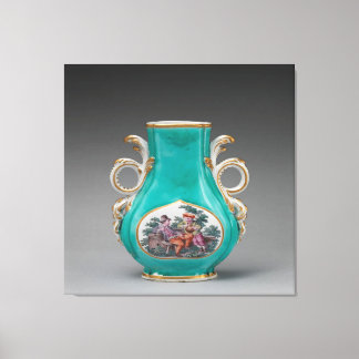 Impressão Em Tela Chelsea Porcelain Turquoise Vase