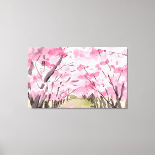 Impressão Em Tela Cherry Blossom Tree Concept Wall Art