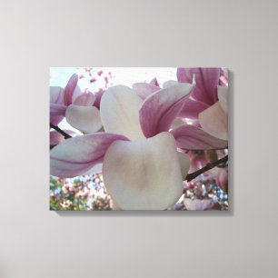 Impressão Em Tela Cherry Blossoms Pink e White Fotografia Art