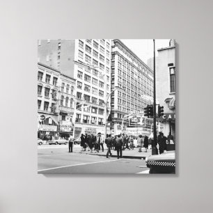 Impressão Em Tela Chicago 1967 State and Lake Theater Casino Royale